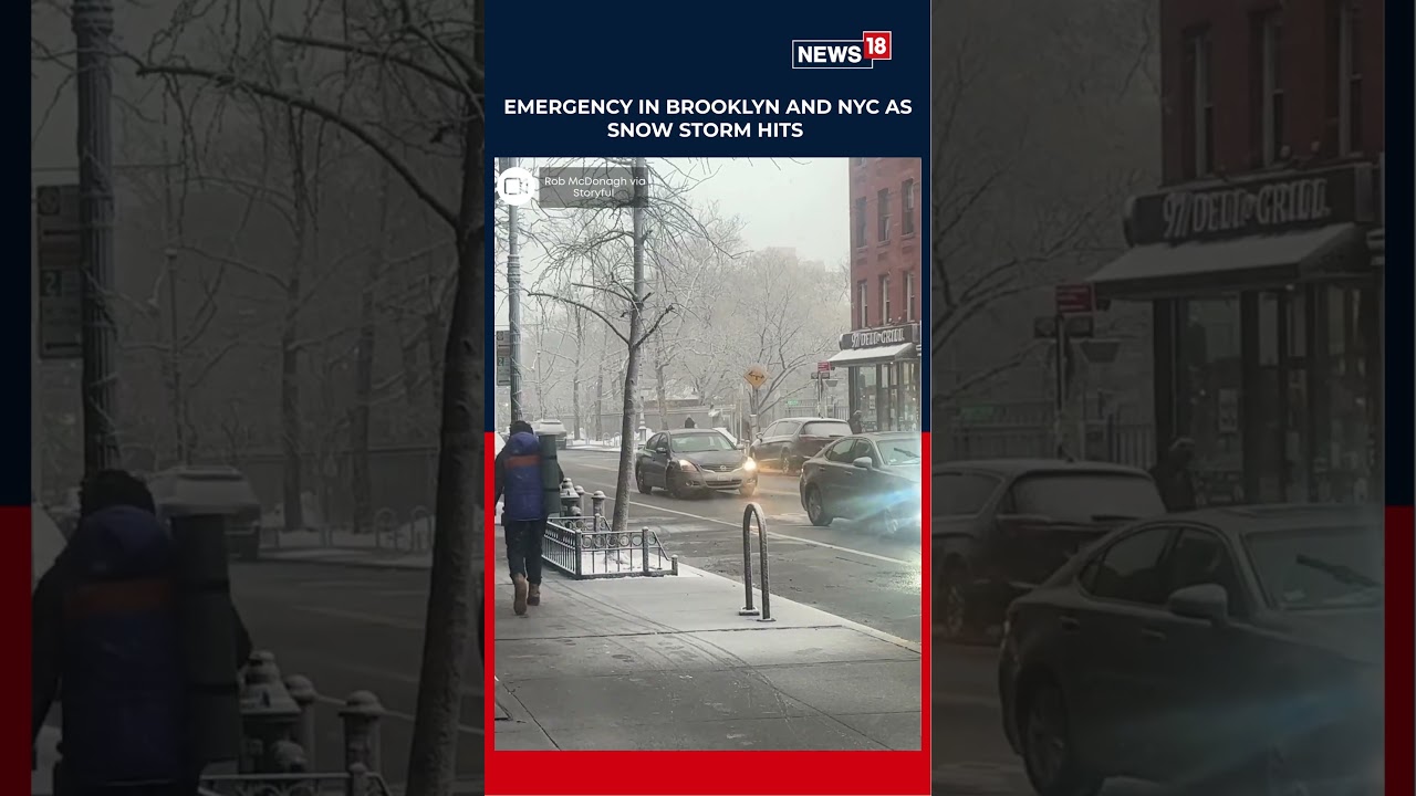 Emergency In Brooklyn And NYC As Powerful Winter Snow Storm Hits | N18S