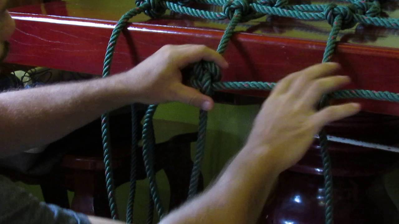 Rede de escalada para playground