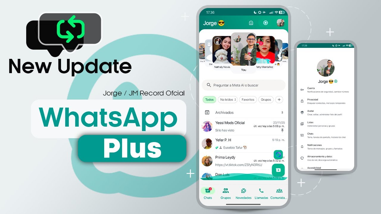 Nuevo WHATSAPP Plus v2.3.6 (Yesii Mods) ✔ WHATSAPP EXTREMO 2025