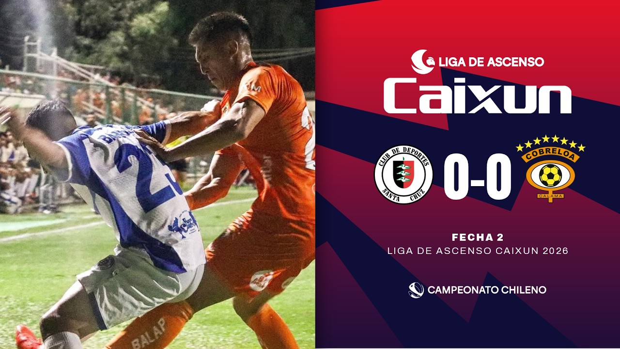 #LigadeAscensoCaixun | Deportes Santa Cruz 0 - 0 Cobreloa | #Fecha2