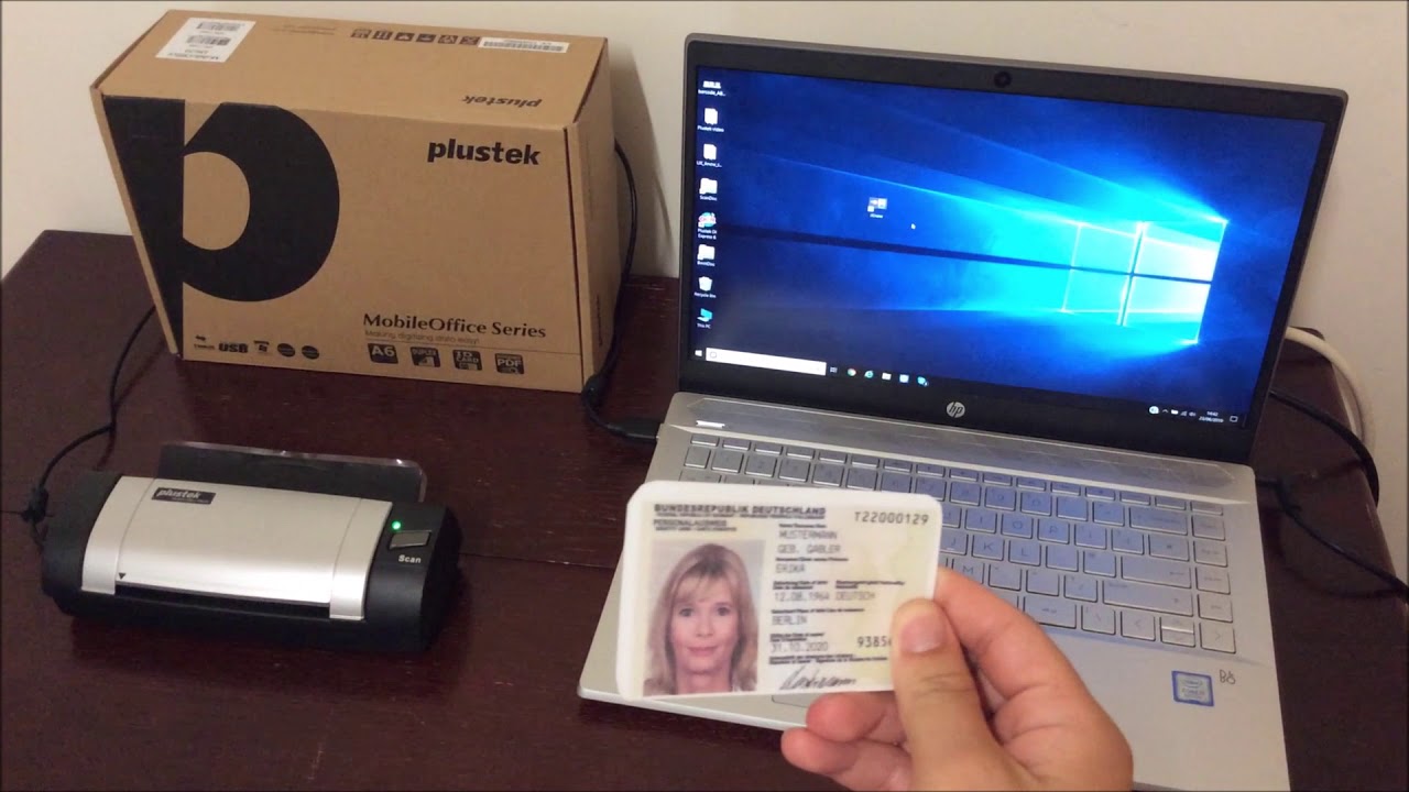 Plustek MobileOffice D620 + Plustek iKnow = ID Card Solution
