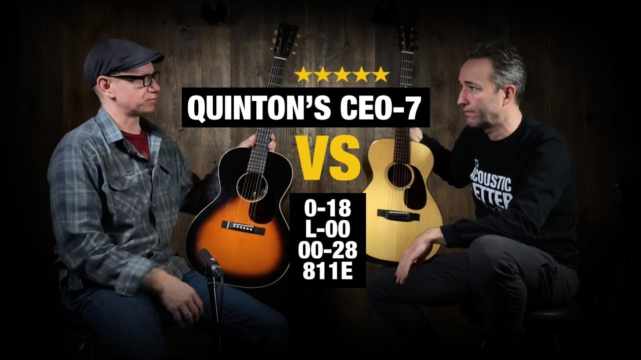 CEO-7 от Quinton в сравнении с аналогичными акустическими гитарами с маленьким корпусом