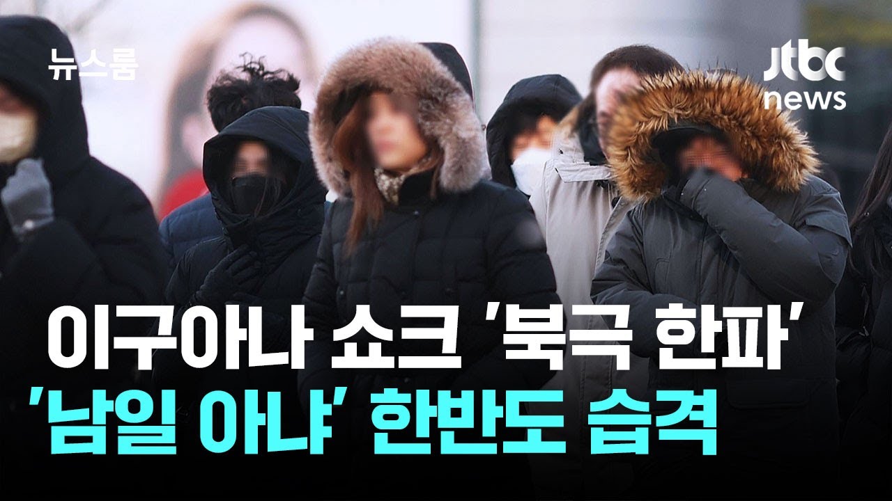 이구아나 기절시킨 '북극 한파'…6일부턴 한반도 습격 / JTBC 뉴스룸