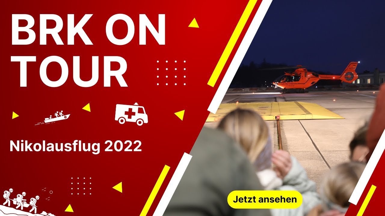 Nikolausflug des Rettungshubschrauber Christoph 14