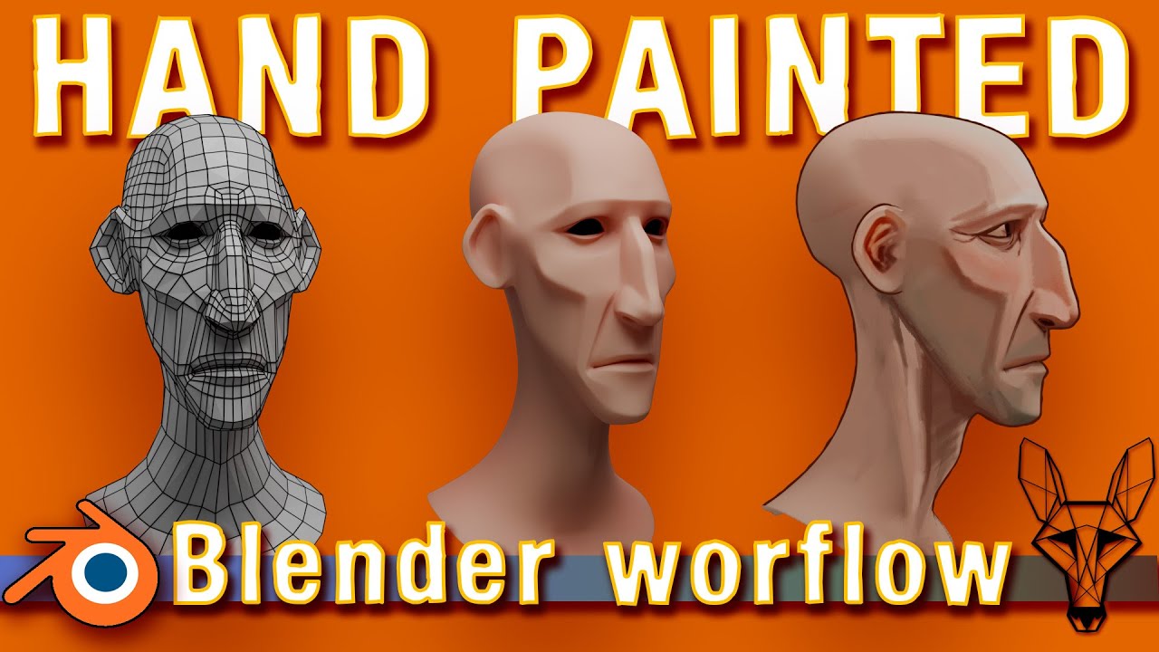 Рабочий процесс создания персонажа вручную в Blender