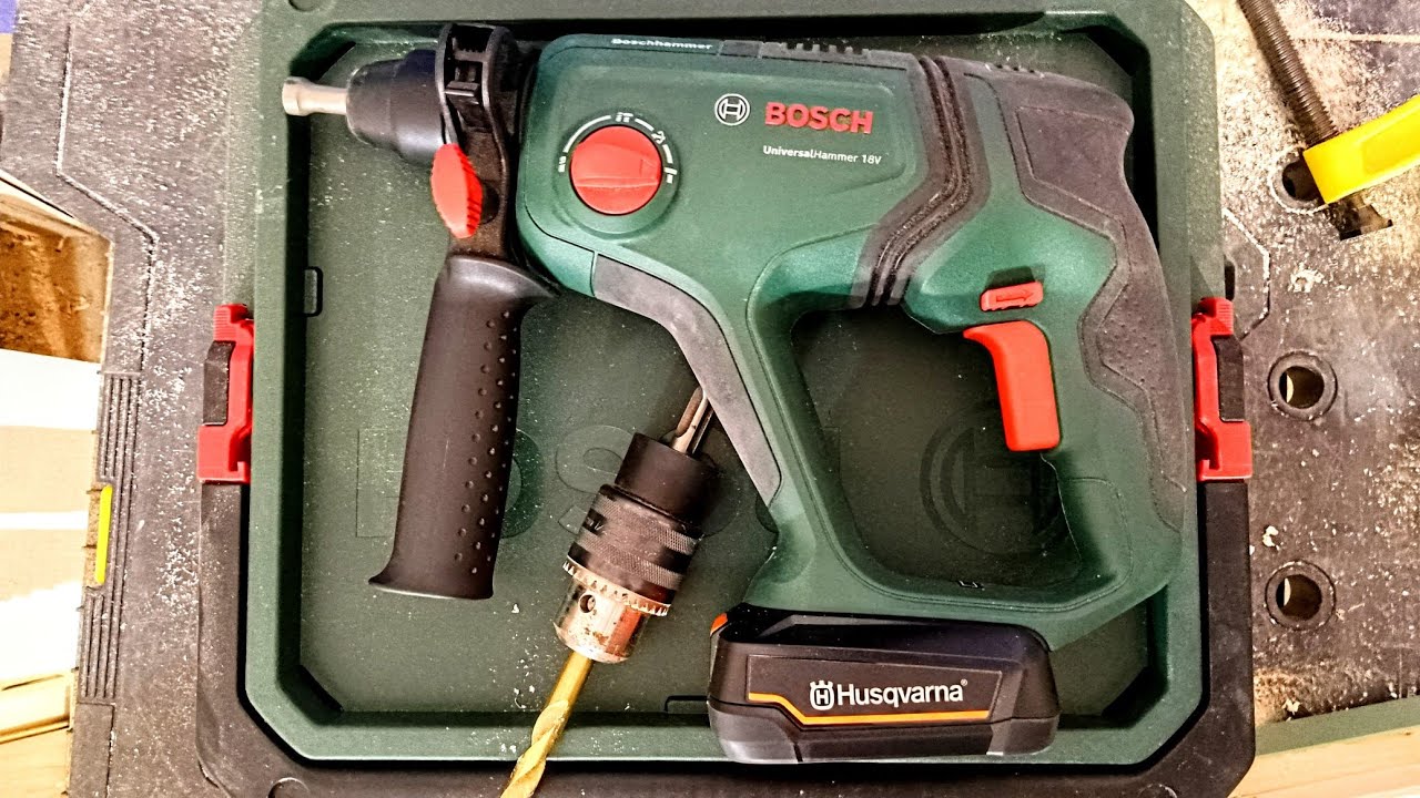 Bosch Universal Hammer 18, tassellatore a batteria. 2ª parte.