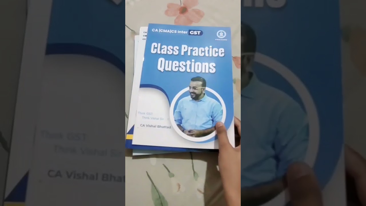 GST books by CA Vishal Bhattad Sir #unboxing #ca #caintermediate