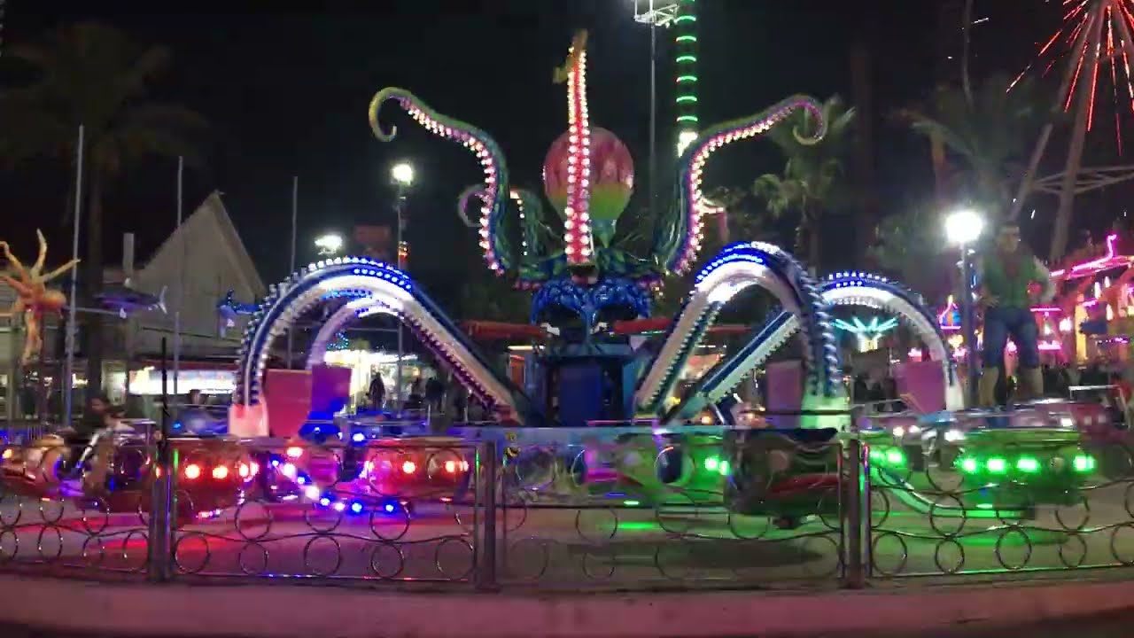 OCTOPUS AHTAPOT CRAZY LUNAPARK Antalya Türkiye   9