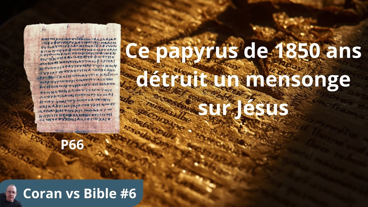 Ce papyrus de 1850 ans détruit un mensonge sur Jésus