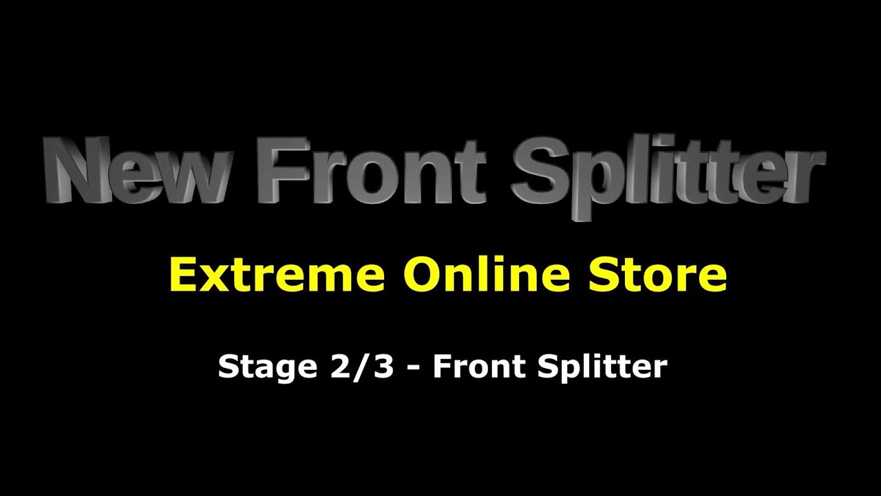 C7 Corvette Grand Sport - Extreme Online Store - Stage 2/3 Front Splitter Installation