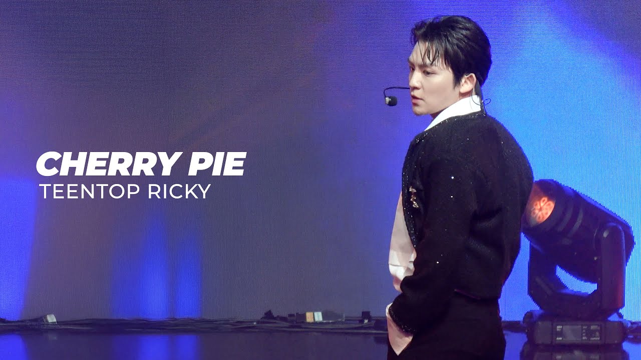 250823 틴탑 ‘Cherry Pie’ 리키 직캠 - TEENTOP we gonna rock it drop it top it hey don’t stop it pop it x2