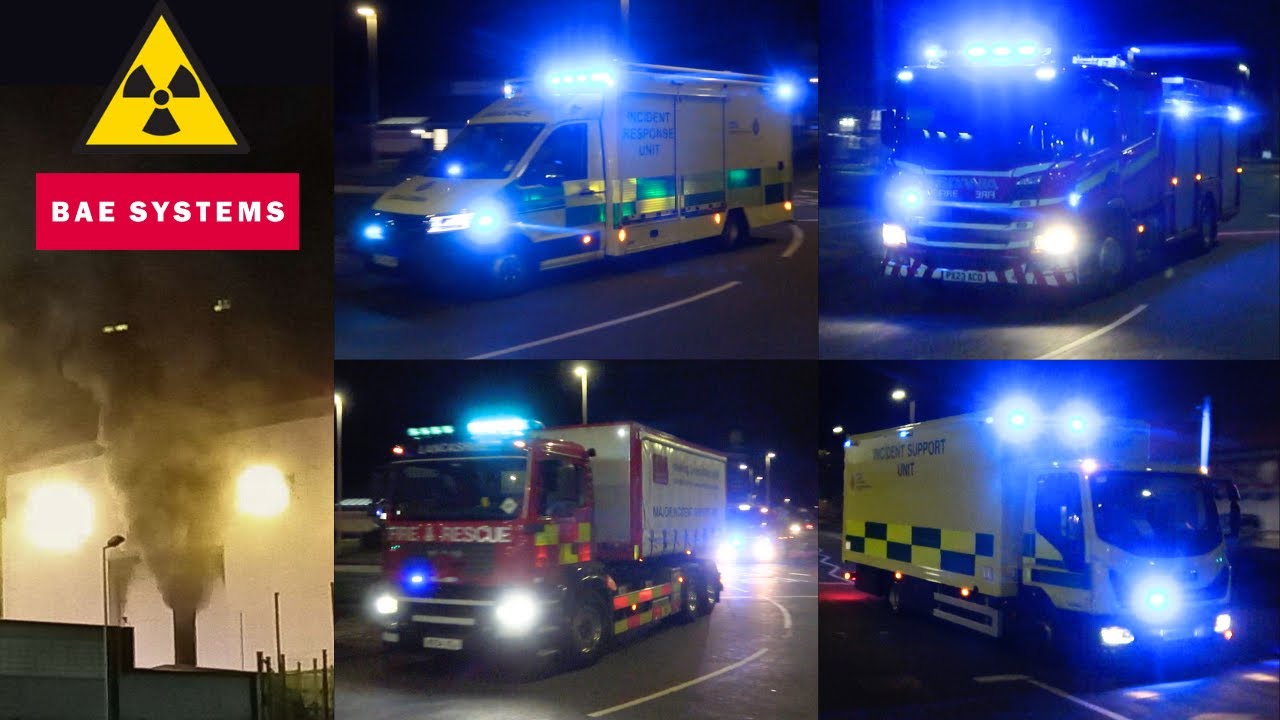 🚨 MAJOR INCIDENT 🚨 Fire At NUCLEAR Submarine Manufacturers BAE Systems Barrow-in-Furness