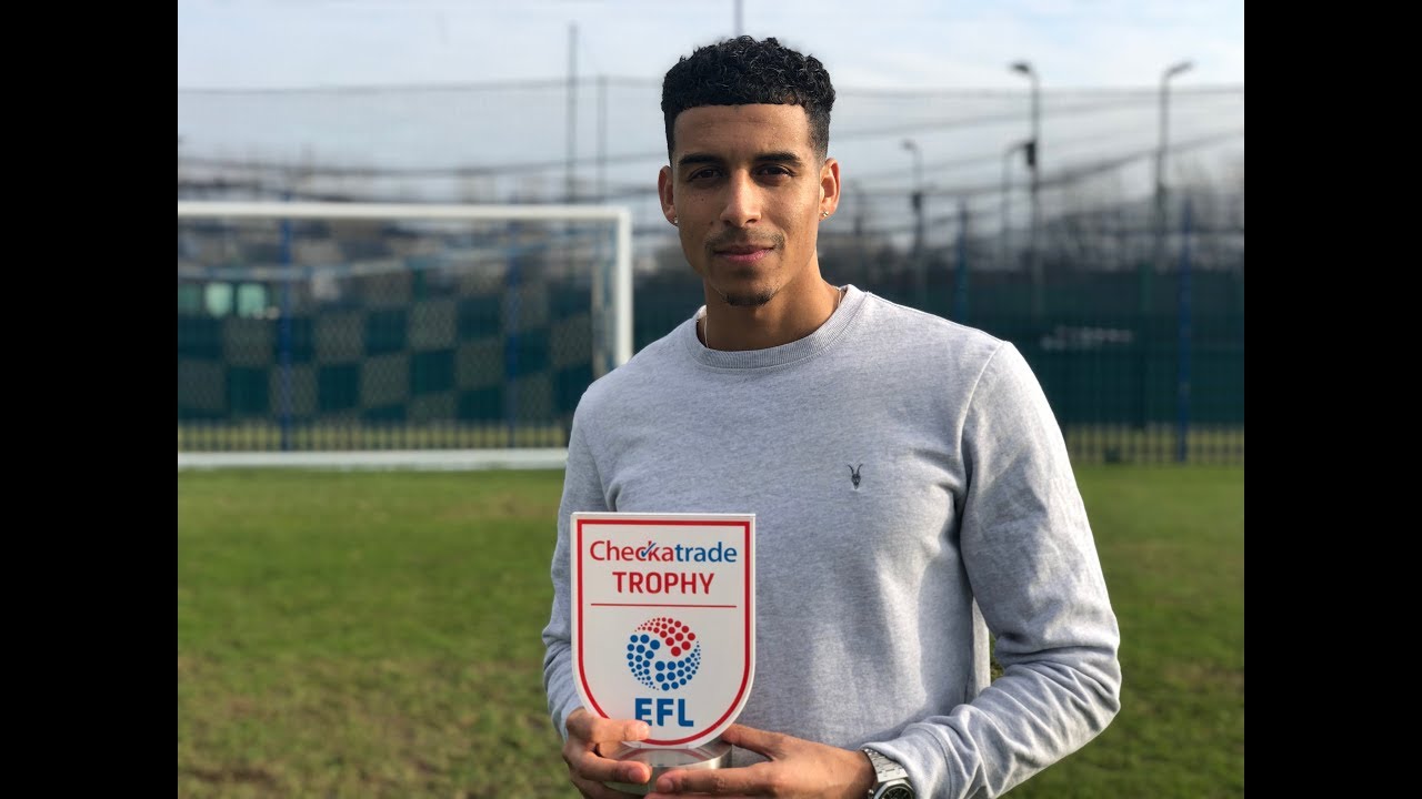Portsmouth's Louis Dennis scoops Checkatrade Trophy award
