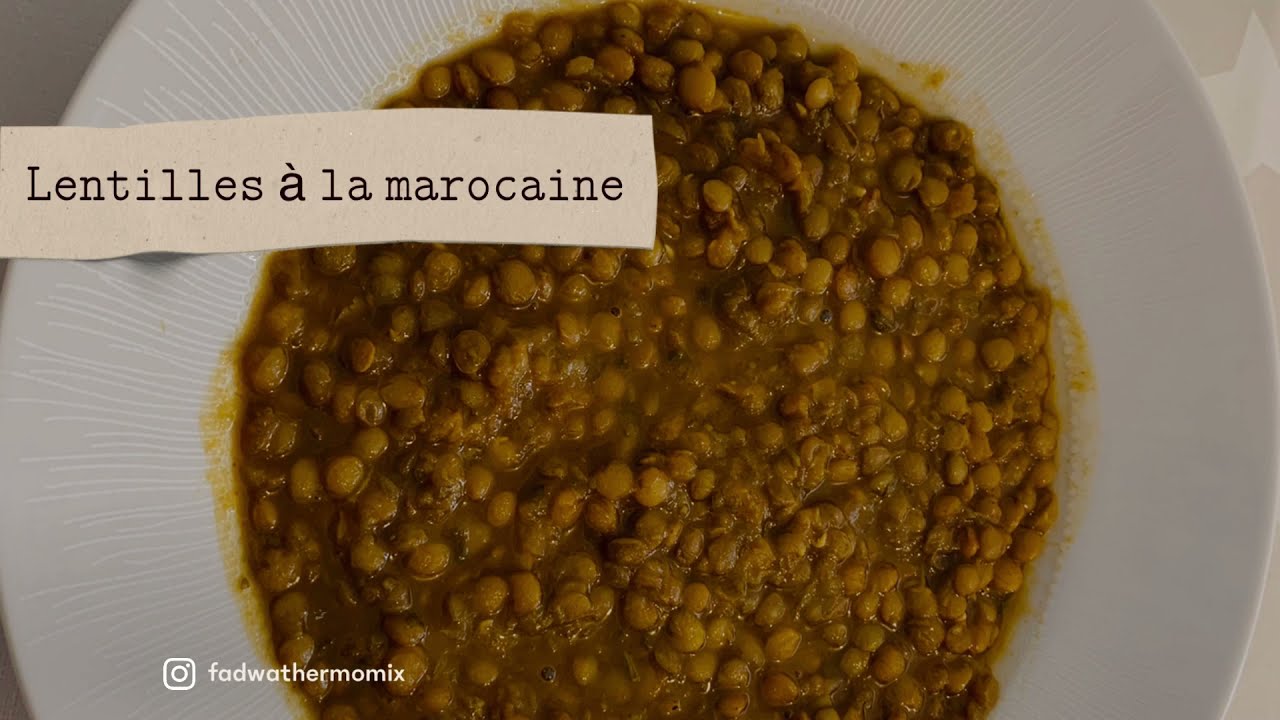 Lentilles à la Marocaine by Thermomix