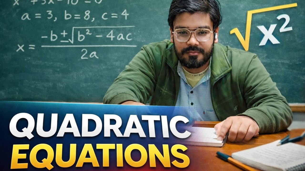 Quadratic Equations One Shot 4(b)