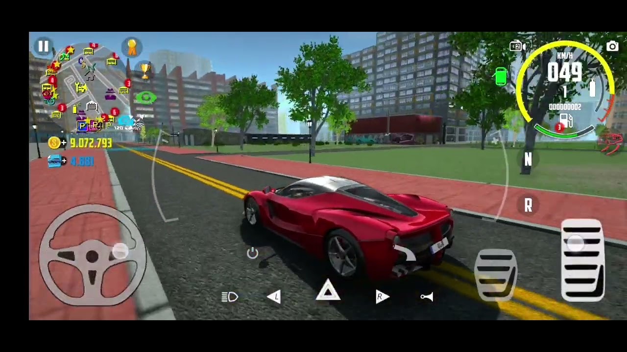 La présentation de voiture Ferrari