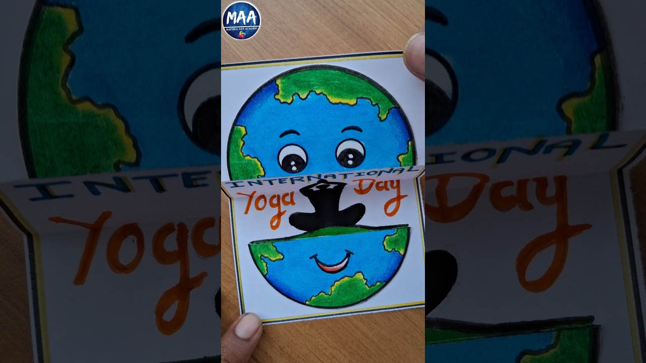 International Yoga Day Drawing | Yoga Day Drawing #shorts #youtubeshorts #short #viral #viralvideo