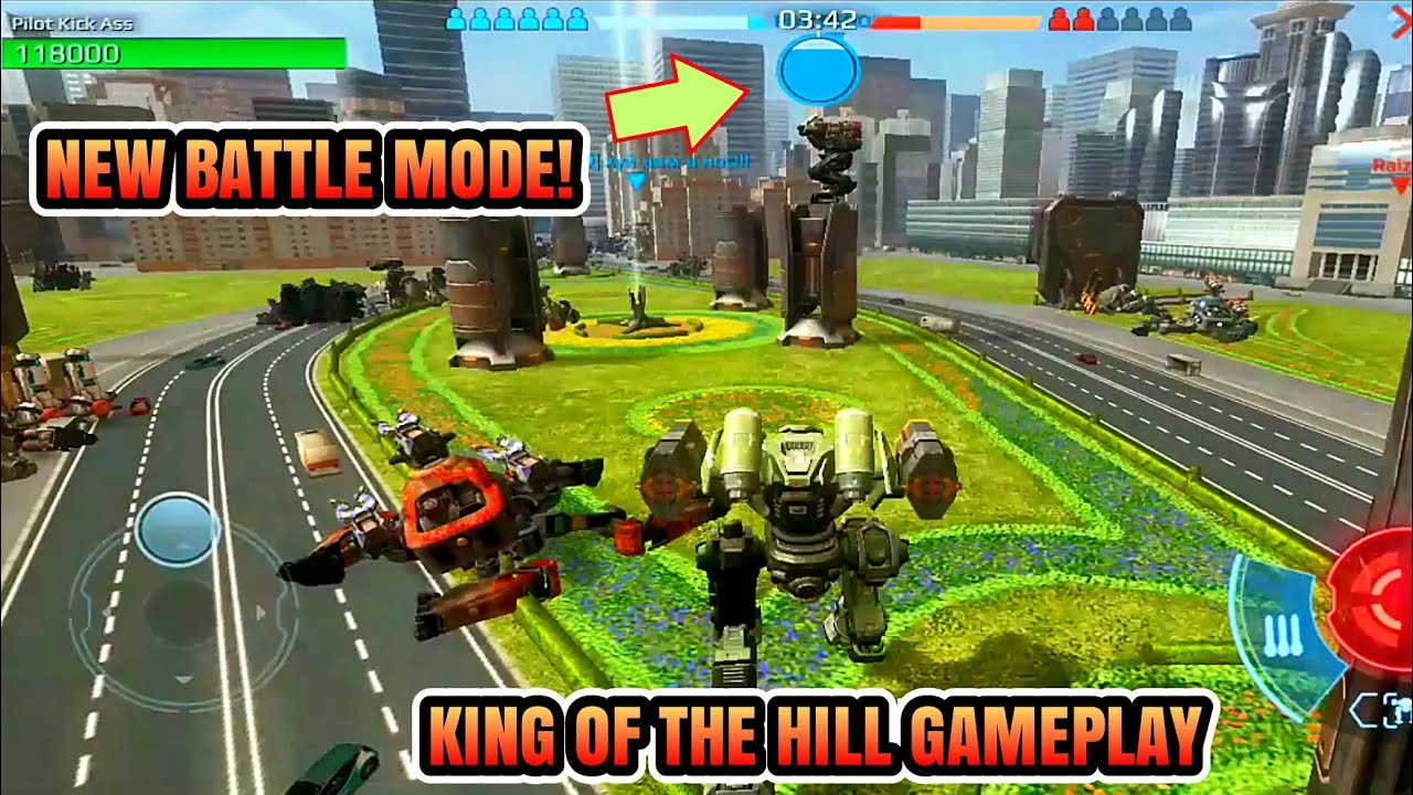War Robots - New Battle Mode [King of The Hill] New Weapons