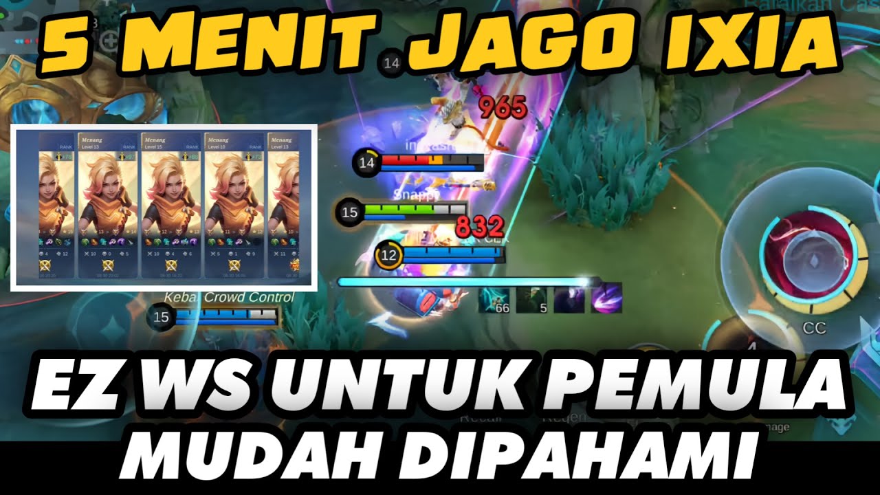 Lengkap !! Cara Main Ixia Combo hero Dan Build Tersakit 2024