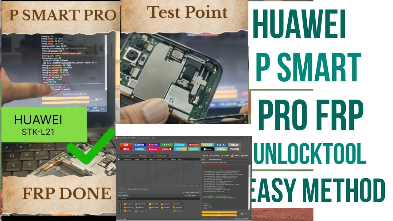Huawei PSmartPro Frp unlocktool 