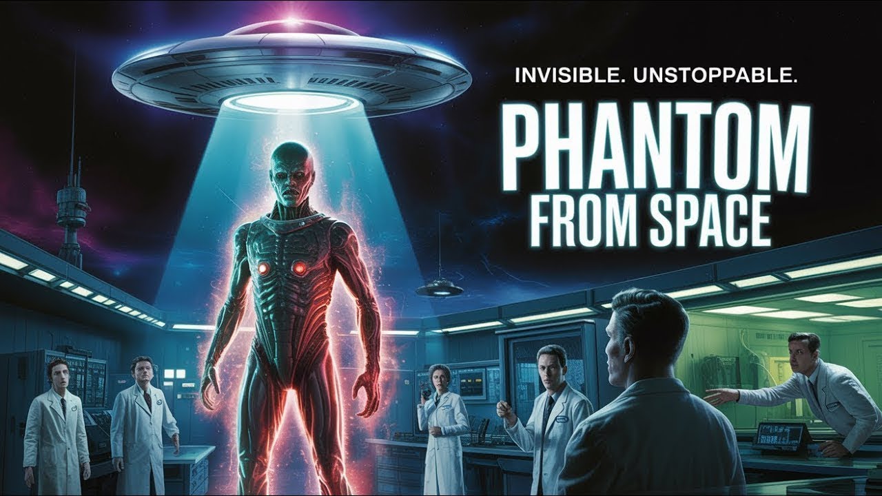 An Invisible Killer From Space ? Phantom From Space (1953) | Colorized HD Movie!