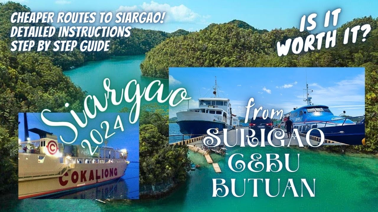 BUDGET-FRIENDLY ROUTES TO SIARGAO - How To Get To Siargao By Ferry | DIY Travel Guide 2024_Arli Sabs