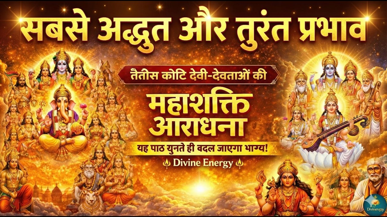 33 कोटि देवी-देवताओं की स्तुति - सम्पूर्ण देवी-देवता कृपा स्तोत्र - Most Powerful All Gods Stuti