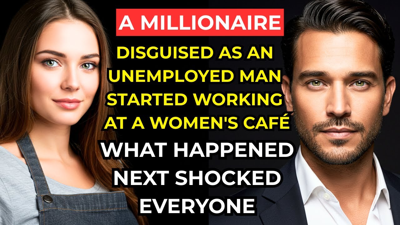 the café OWNER HIRED THE POOR MAN but she DIDN'T KNOW he was a MILLIONAIRE