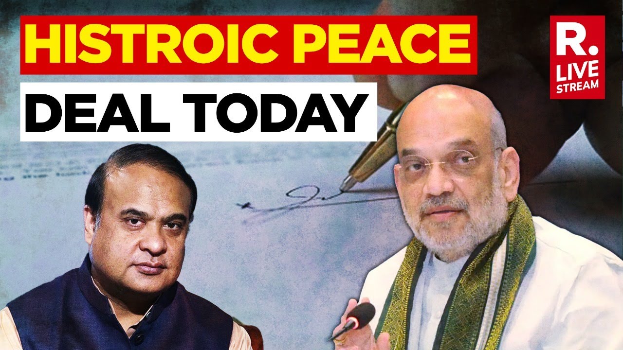 LIVE: Centre ULFA Peace Deal Signed; History Inked In Presence Of Amit Shah, Top ULFA Leaders