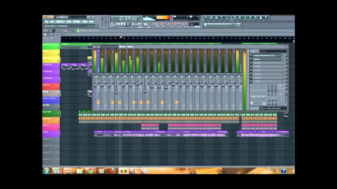 Timbaland - Apologize ( feat One Republic ) Remake [FLP DL]