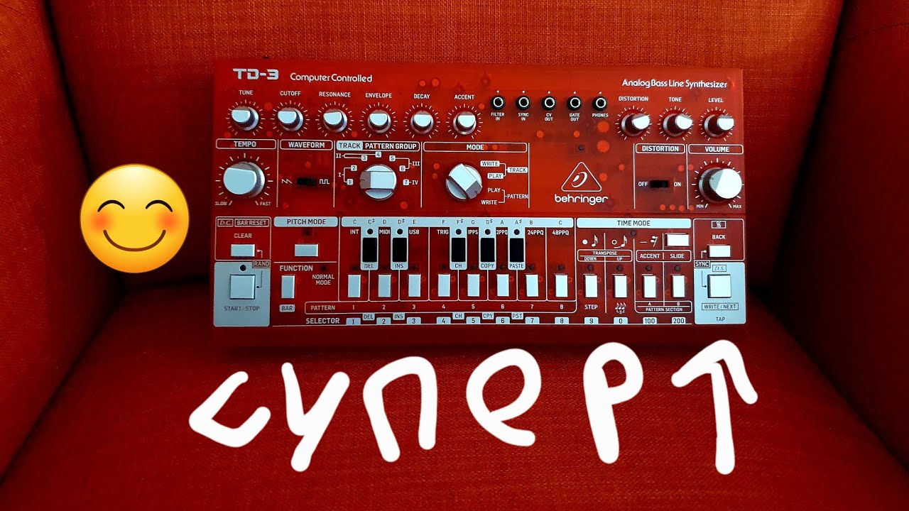 Behringer TD-3: распаковка и обзор. Классический звук Roland 303 от Behringer