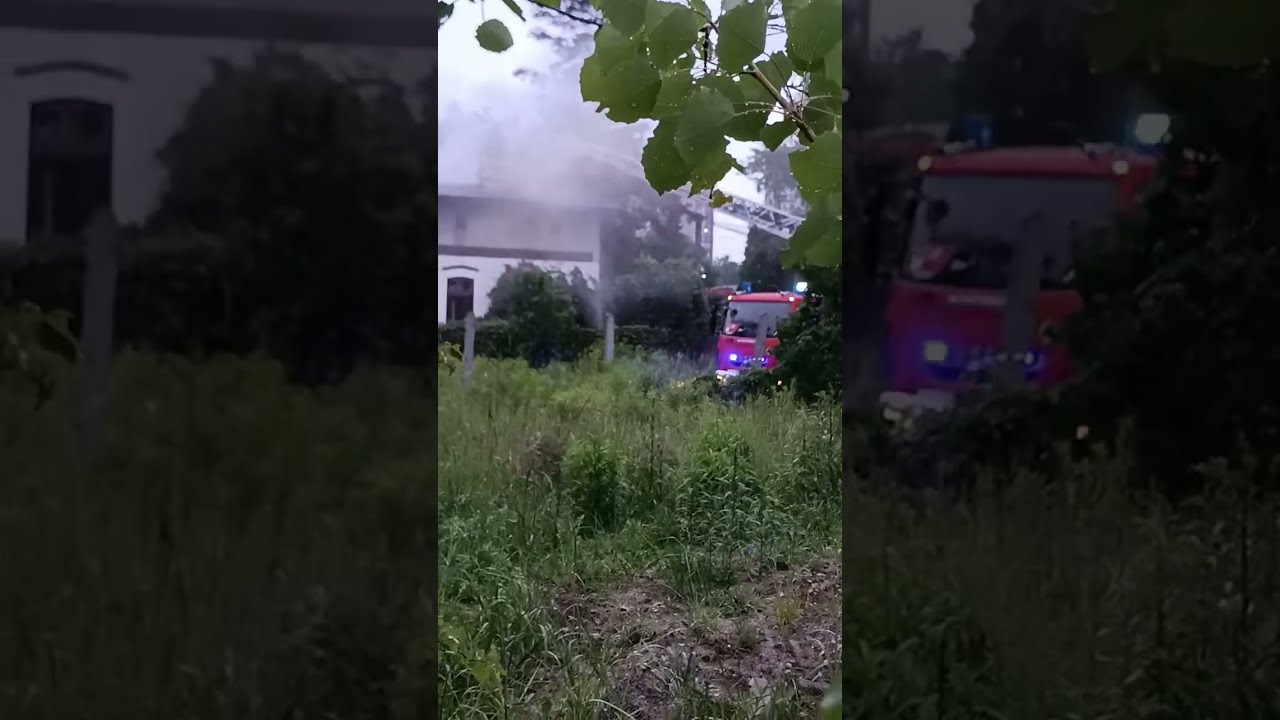Pożar w Katowicach.