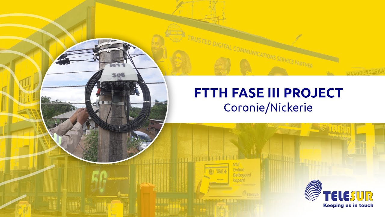 Tele Info | Glasvezel aansluitingen Nickerie & Coronie