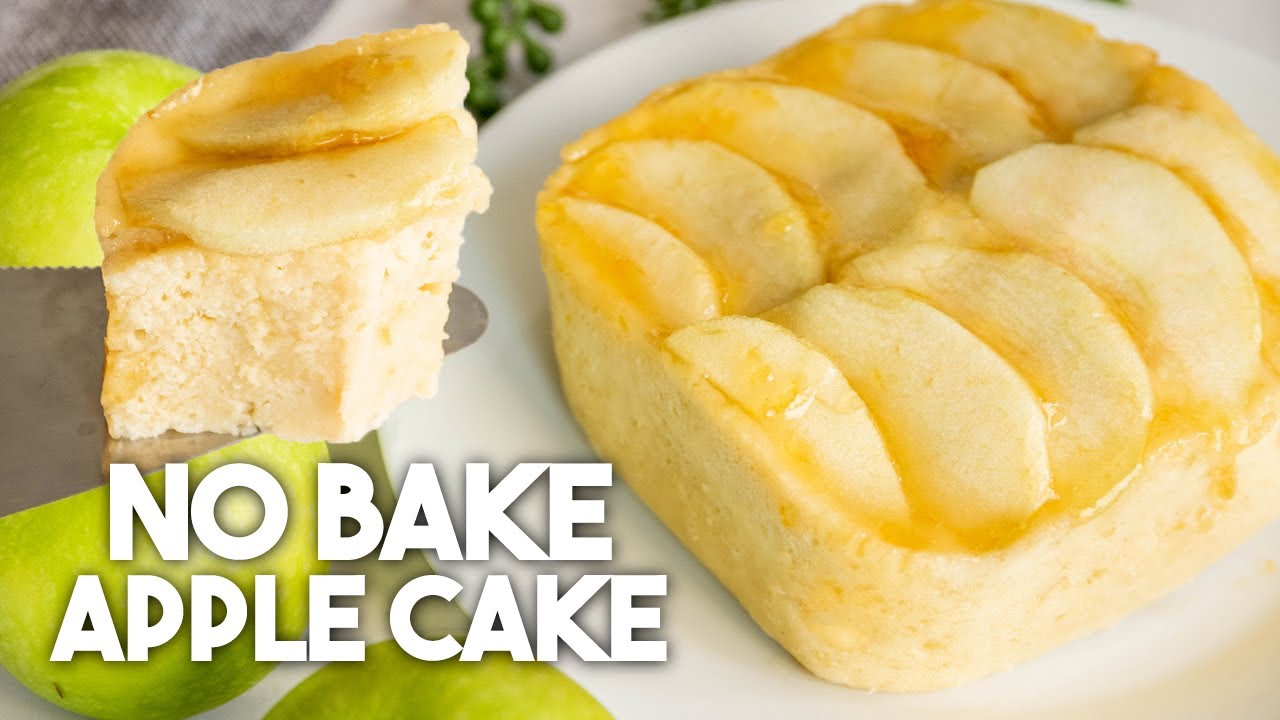 NO-BAKE APPLE CAKE 🍏 Only 3 Ingredients! | Easy Microwave Desserts