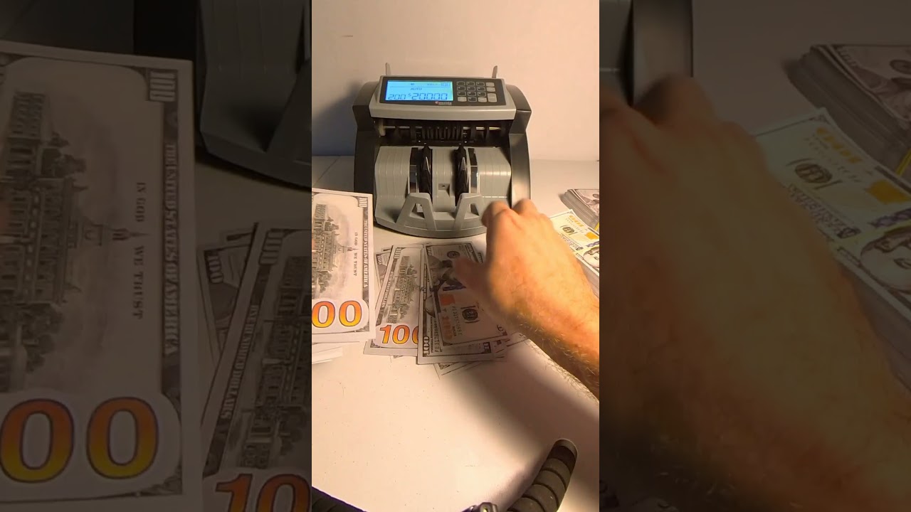 Cash 💵: Counting Stacks of 💵 $100 Bills with a Money Counter! Satisfying ASMR 💰💸