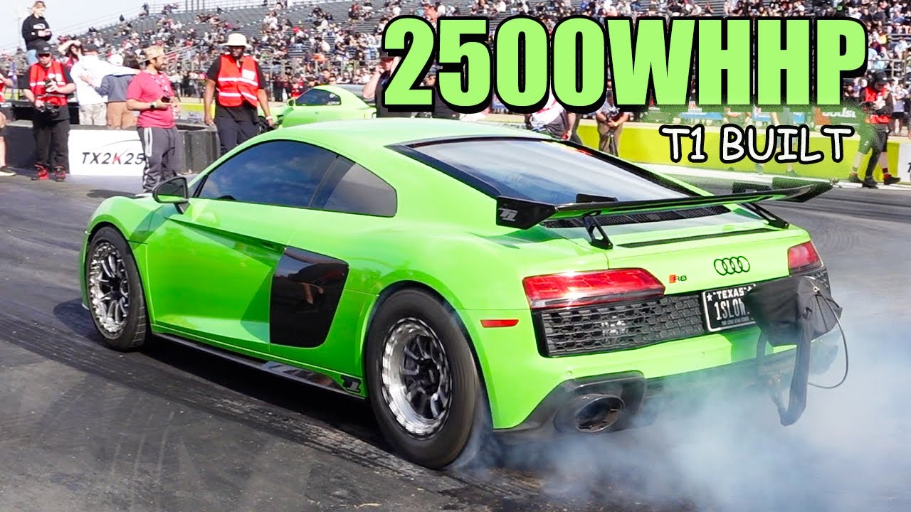 T1 RACE DEVELOPMENTS 2500WHP TWIN TURBO 5.2L V10 AUDI R8