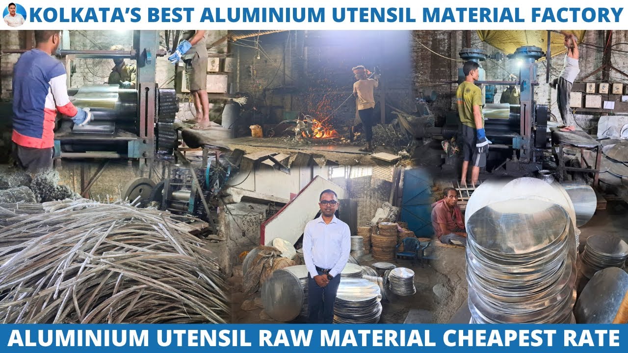 Aluminium Sheet & Circle Manufacturing for Utensils | High-Quality & Affordable Rates in Kolkata