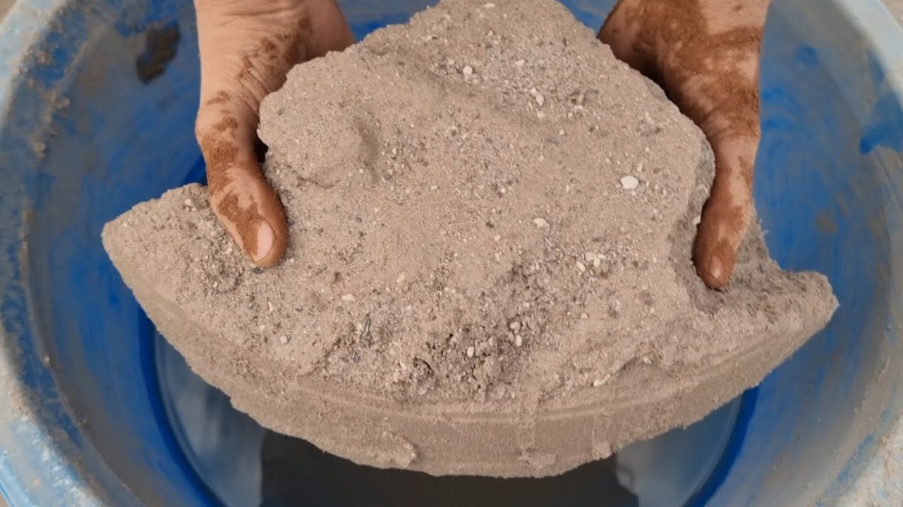 Silky Brown Dirt Crumbling in Water 💦 Extremely Satisfying 💦 