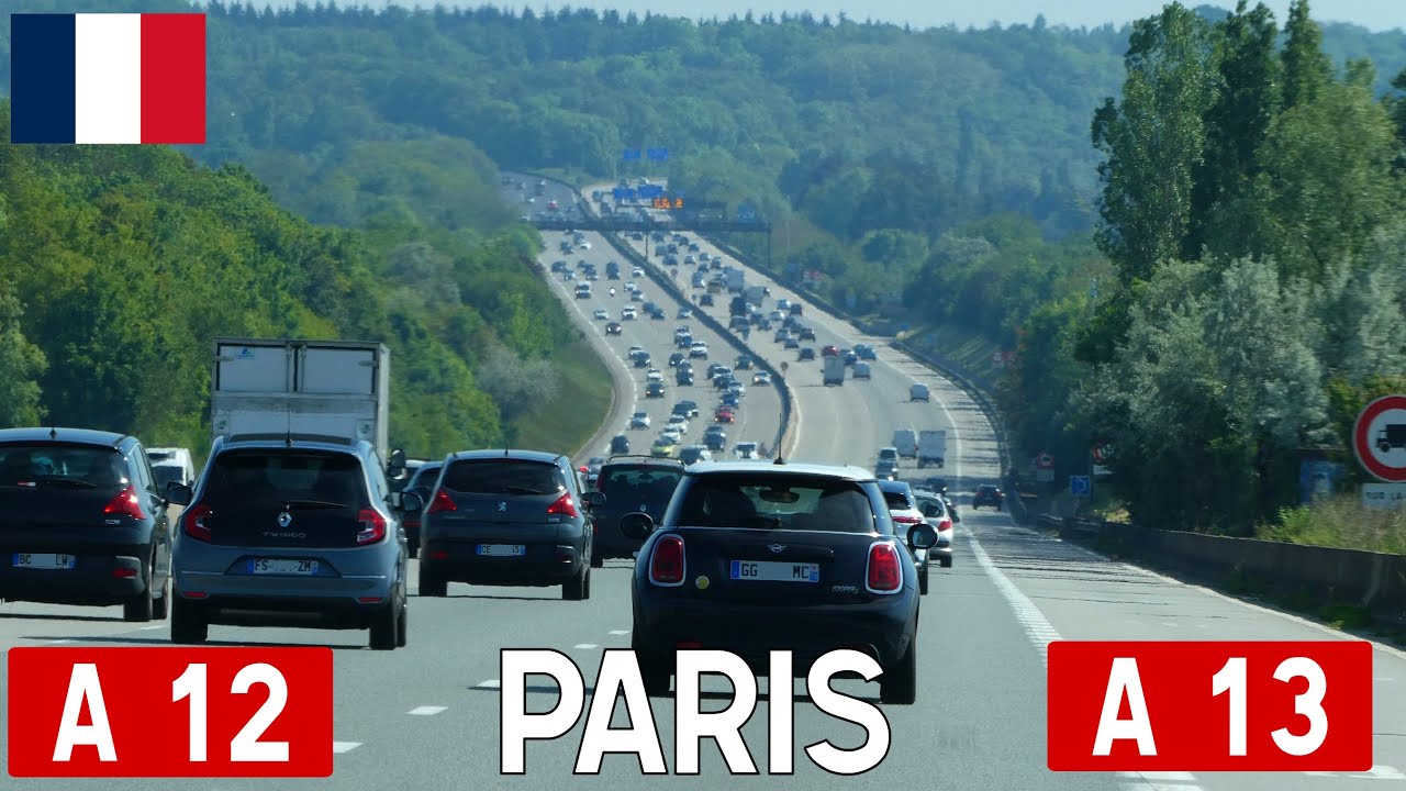 France: A12-A13 Trappes - Paris
