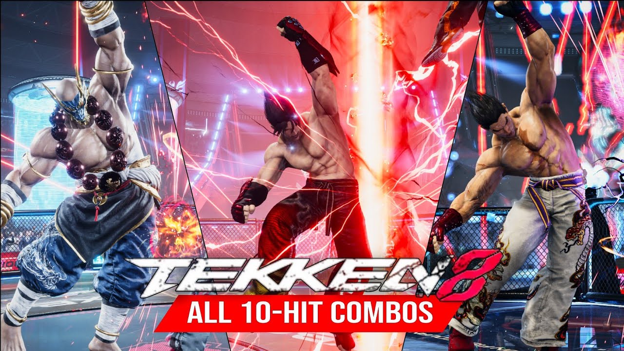 Tekken 8 : All Character's 10 Hit Combos With Inputs