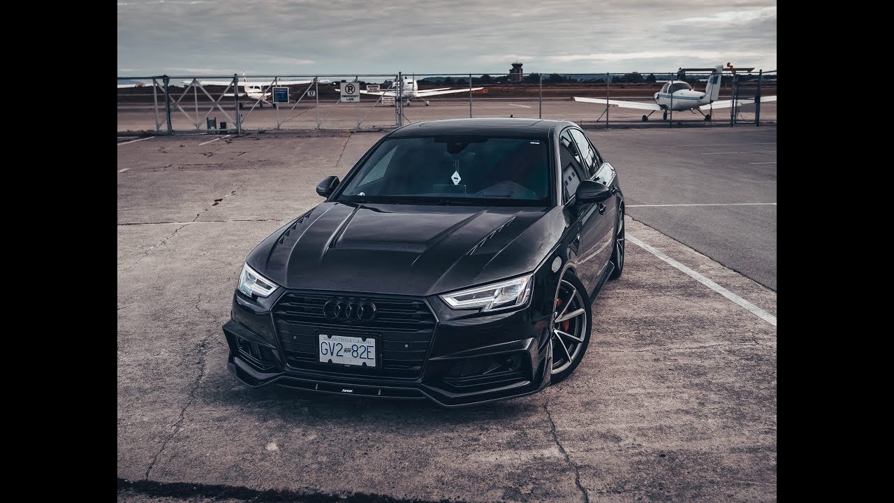 First Full Carbon Fiber Hood on Audi B9 Platform
