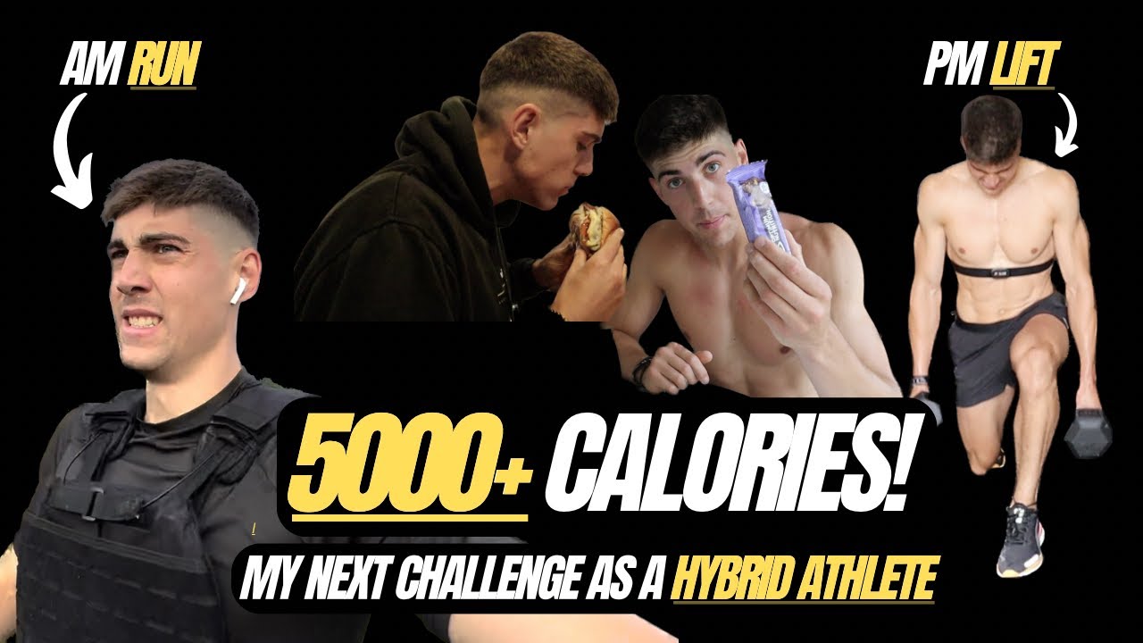Full Day Of DOUBLE TRAINING & Eating 5000+ CALORIES As A Hybrid Athlete