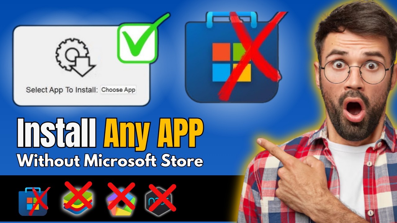 Install Microsoft Store APPS without Microsoft Store EASY & FAST 2024