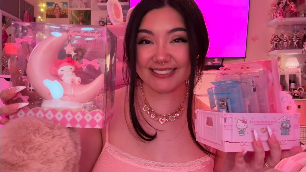 ASMR ♡ miniso haul (kawaii items) ୭ 🧷 ✧˚. ᵎᵎ 🎀