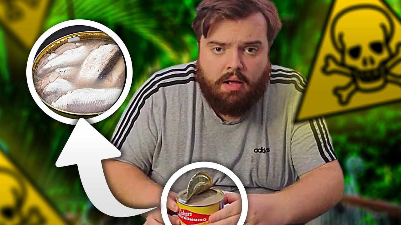 PROBANDO LA COMIDA M&Aacute;S ASQUEROSA *DEL MUNDO* (SURSTR&Ouml;MMING SUECO)