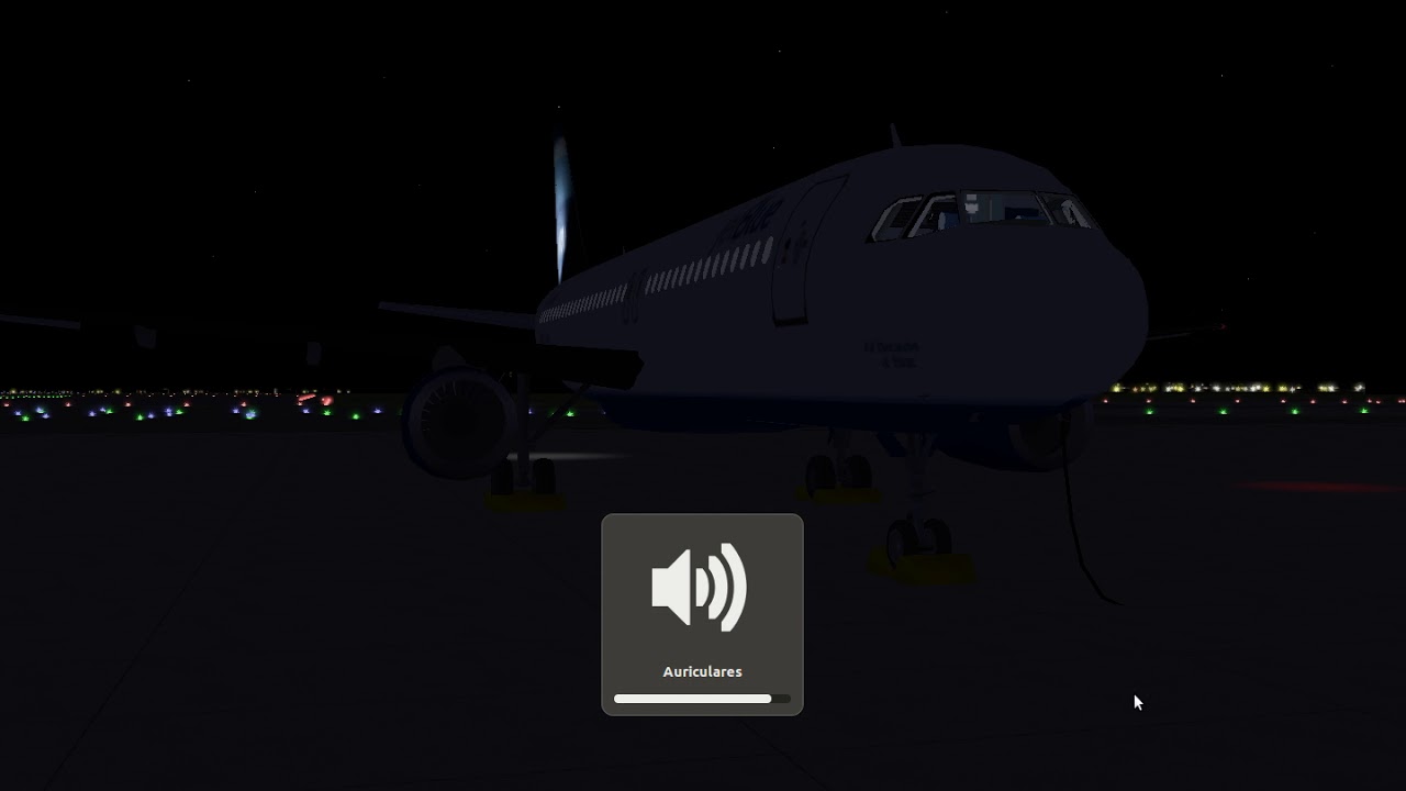 FlightGear Simulator (100% Free) A320 - Encendido de Motor y Pushback.