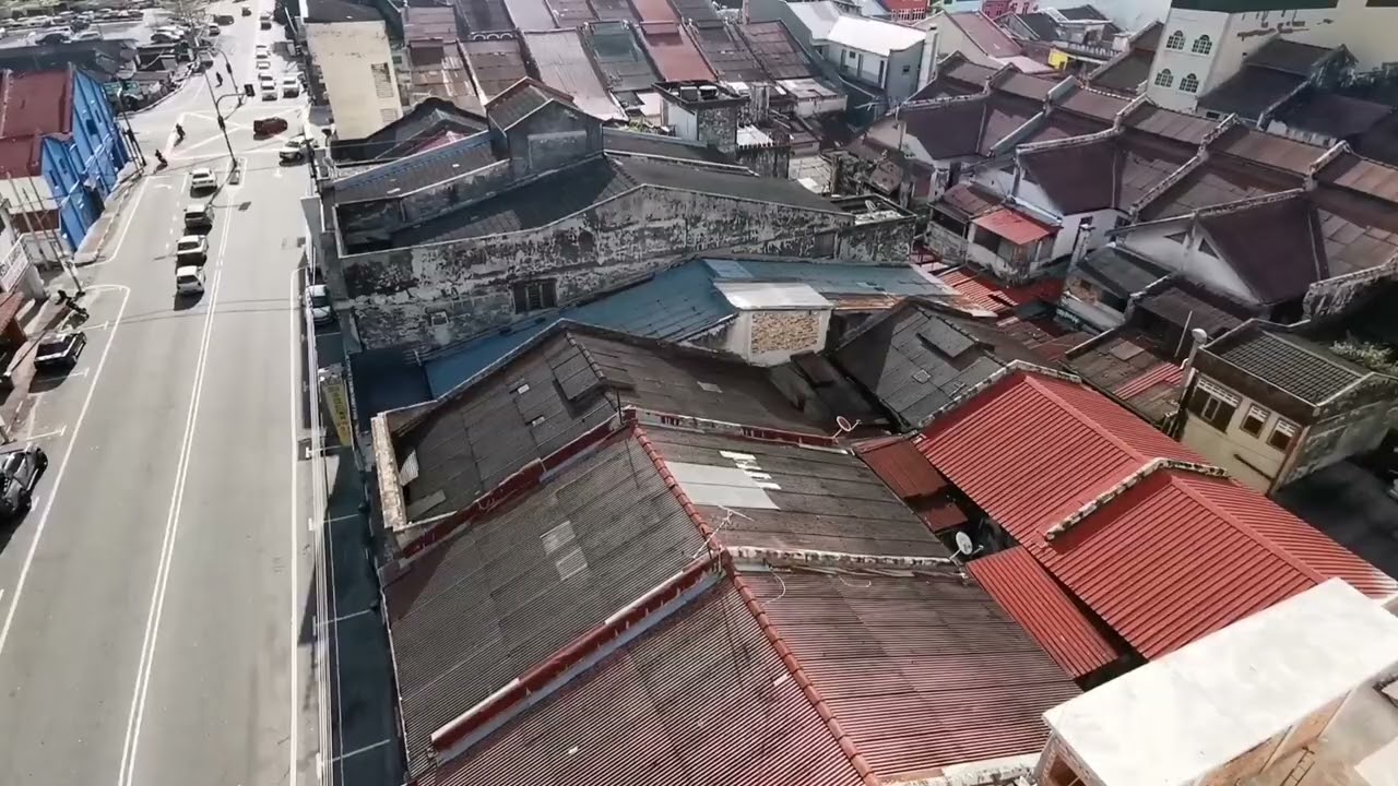 Bird's Eye View of Tapah-Malaysia 打巴 (October 2023)