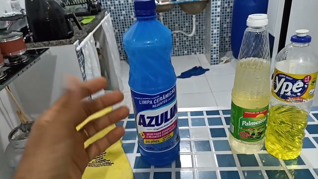 Azulim Limpa Cerâmica × Produto Caseiro para Limpar Cerâmica e Azulejos 