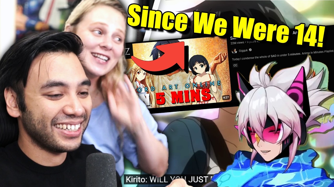 Gigguk Reacting to His Old Abridge Video