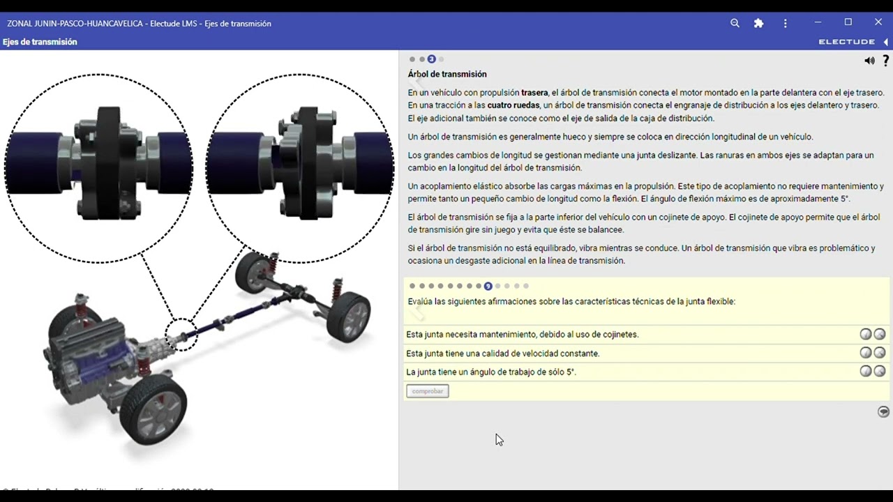 EJE DE TRANSMISIÓN ELECTUDE